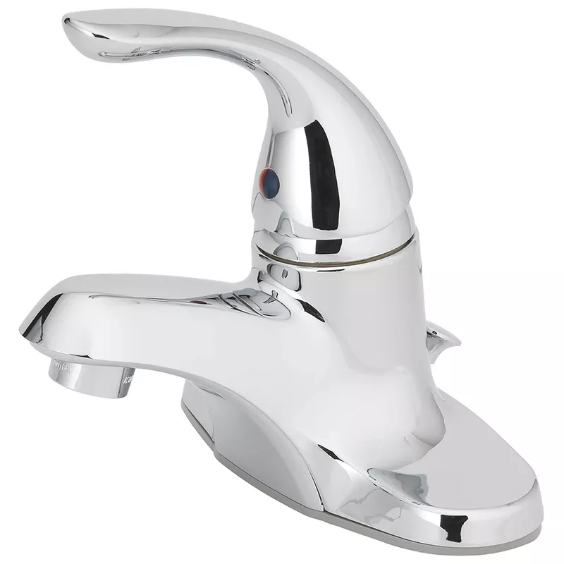 Coastal Chrome Single-handle Lavatory Pop-up Faucet 4 In. Model 65480w-6201