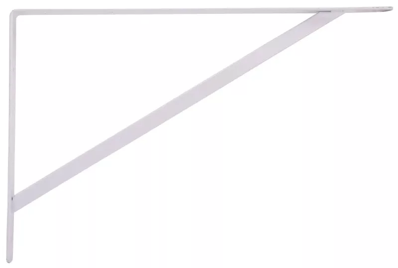 Heavy Duty Shelf Bracket 20 X 13 Inch White Steel Model 21026phl-ps