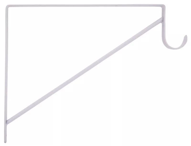 Heavy Duty Shelf And Rod Support 12.6 X 9.7 In. Powder Coated Steel