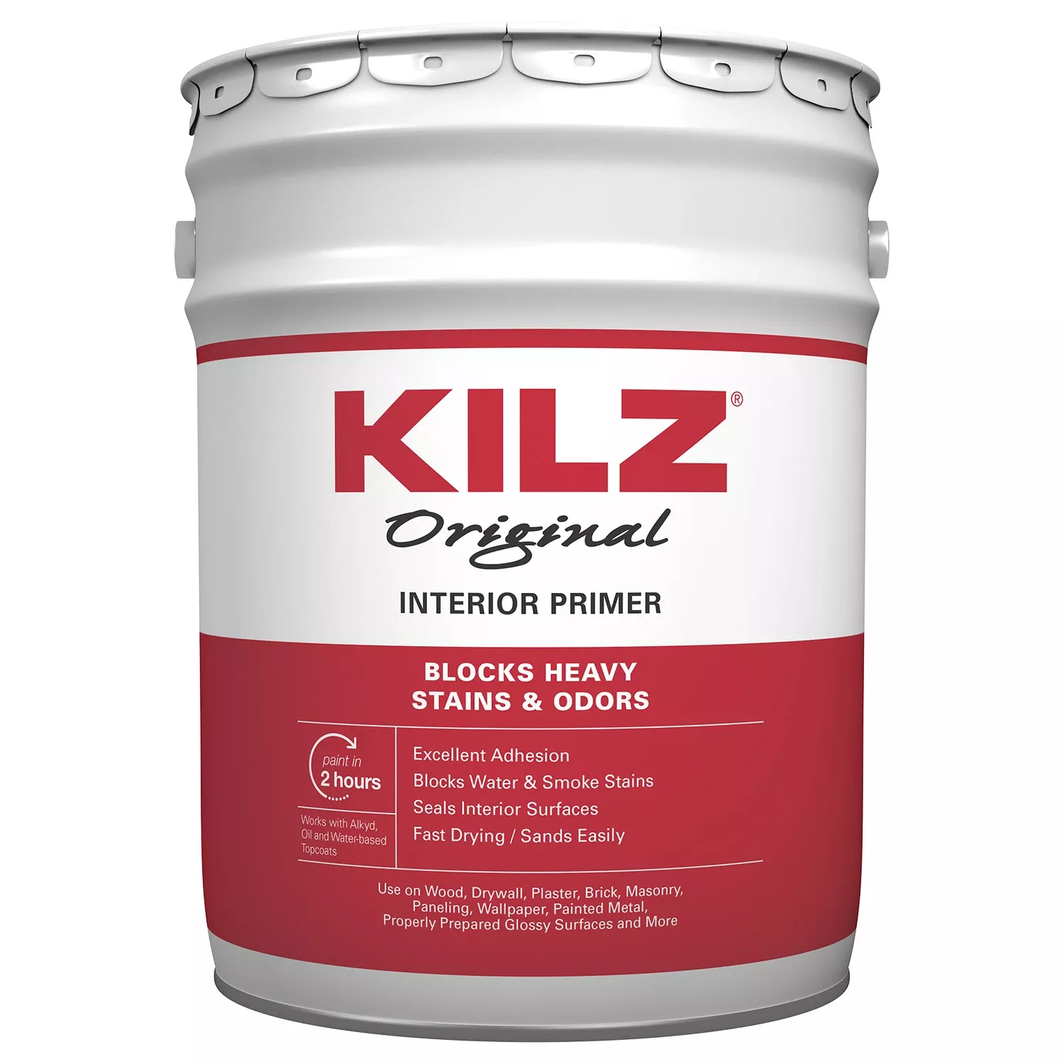 Interior Primer, High-solids, Oil-based, 5-gallon