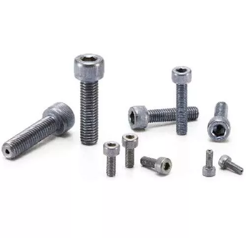 Lot of 10 SVSS-M8-16-MOS NBKSocket Head Cap Vacuum Vented Screws with Ventilation Hole - MoS2 Shot M8 length 16mm Made in Japan