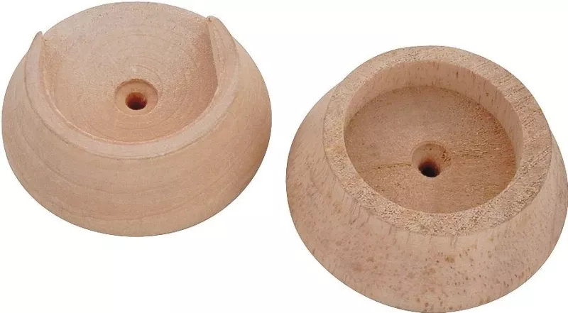 Natural Wood Pole Socket For 1-3/8 In Diameter Poles, Model Cl-p01-ps