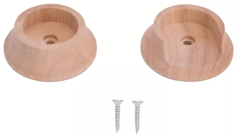 Natural Wood Pole Socket For 1-3/8 In Diameter Poles, Model Cl-p013l-ps