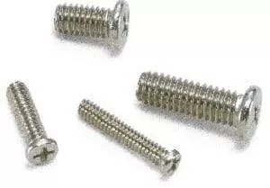 SNZ-M2-2.5-TBZ-NBK 2.5mm Length Pan Head Machine Screws for Precision Instruments