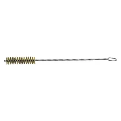 Weiler 3/8" Hand Tube Brush, .004 Brass, 2" B.L. (STS-3/8) (1 EA / EA)