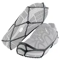 Yaktrax Walk 08603 Spikeless Ultra Light Over Boot/Shoe Traction Device, Thermal Plastic Rubber, Black